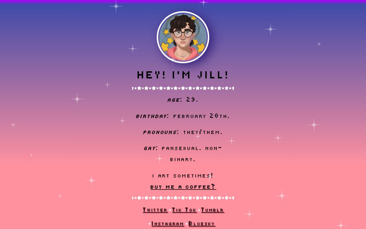 Carrd profile picture for @jill